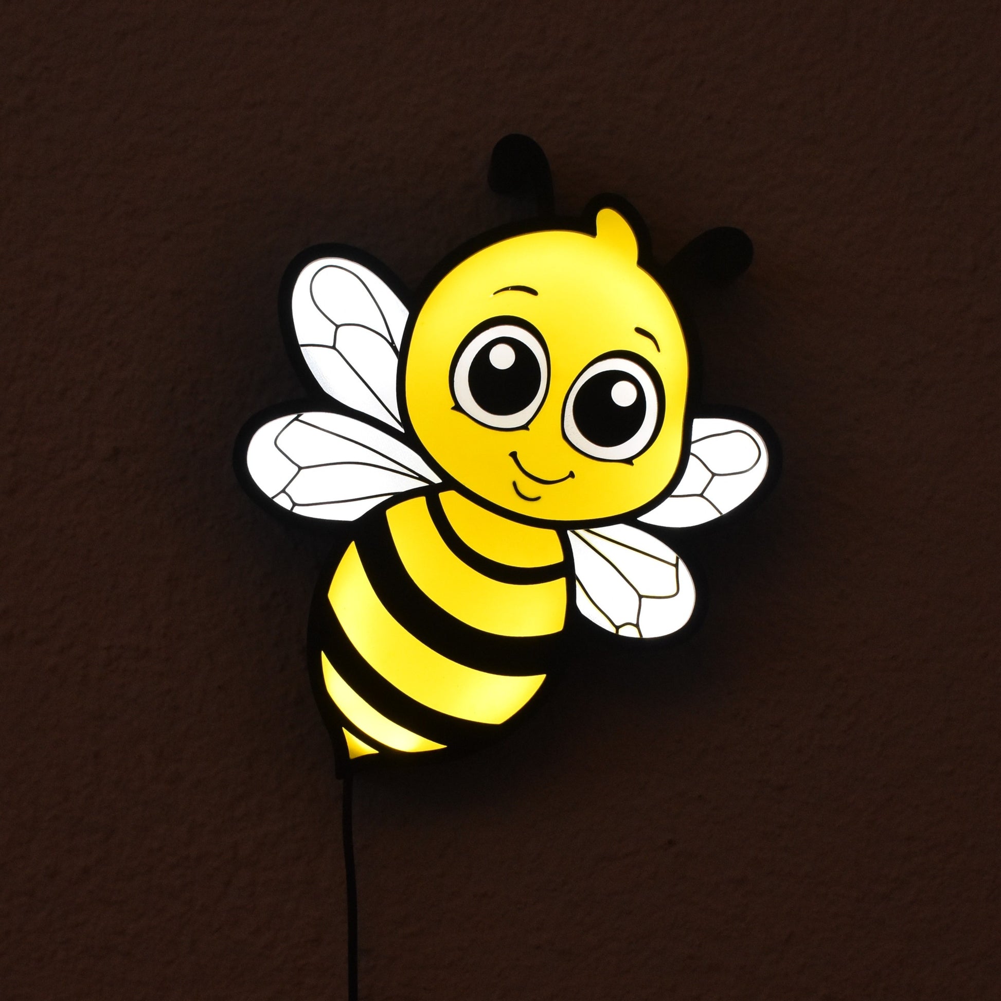 Biene Nachtlicht, Wandlampe, leuchtend, nahaufnahme