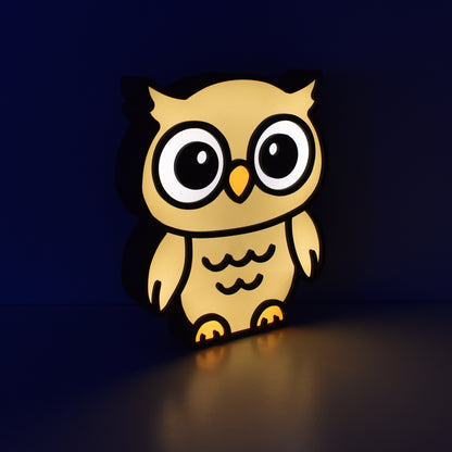 Eule - Nachtlicht, Nachttischlampe - Bild 2