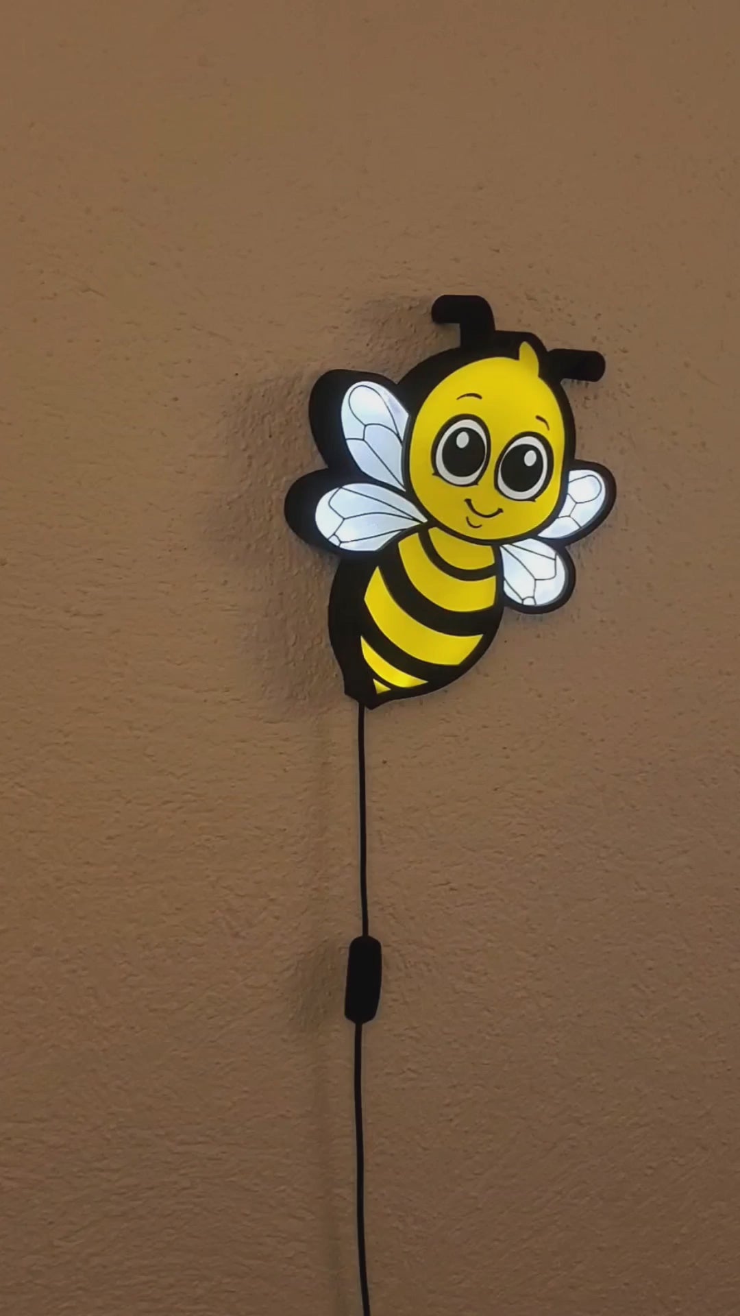 Biene - Nachtlicht, Wandleuchte