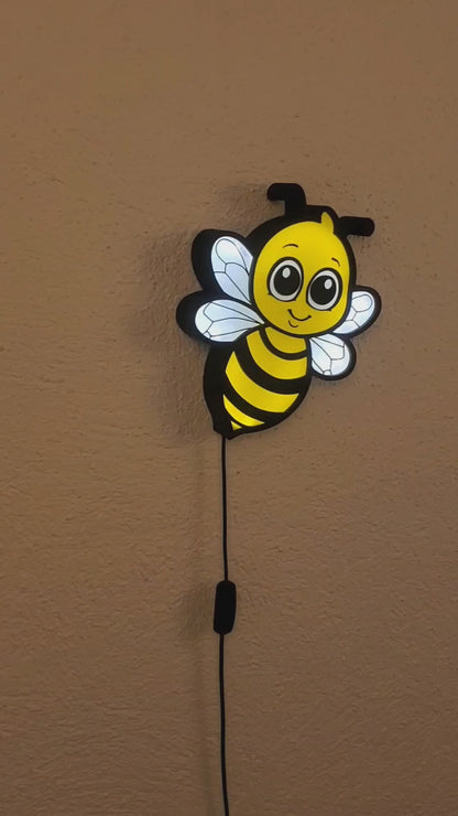 Biene - Nachtlicht, Wandleuchte